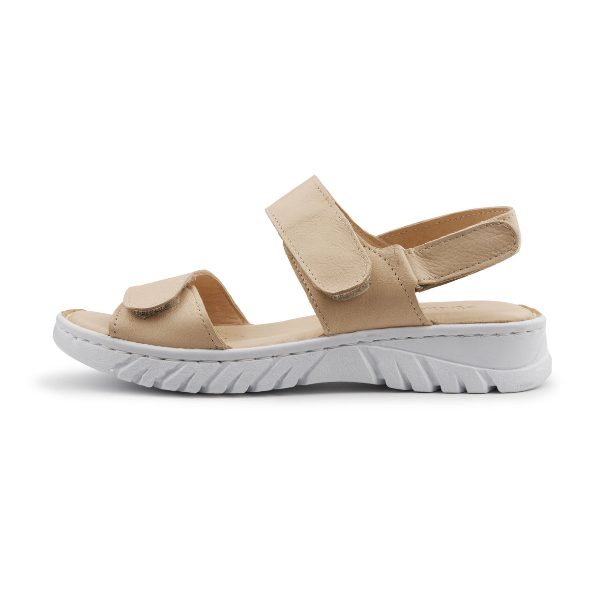 Damlädersandaler Victoria beige