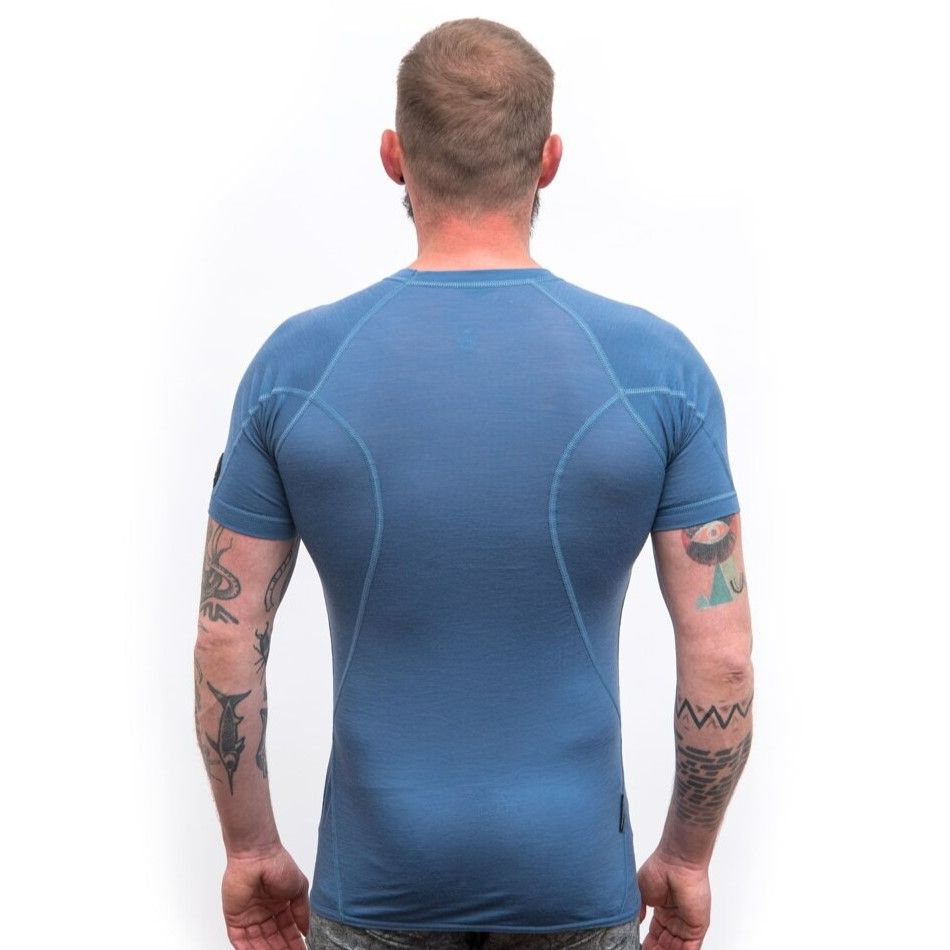Funktionell herrt-shirt Sensor Merino Air rivierablå