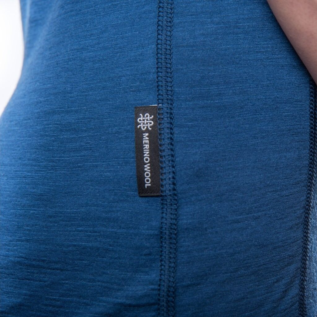 Dam funktionströja Sensor Merino Air mörkblå