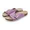 Dam kork anatomiska slip-in-tofflor Orion lila