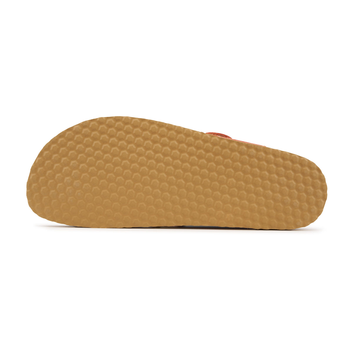 Damläderflip-flops med korksula Lea röd