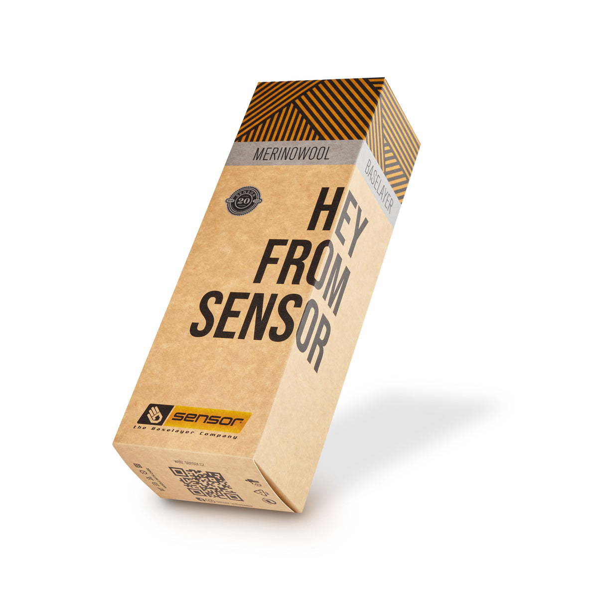 Herr T-shirt Sensor merinoull Air Traveller senapsgul