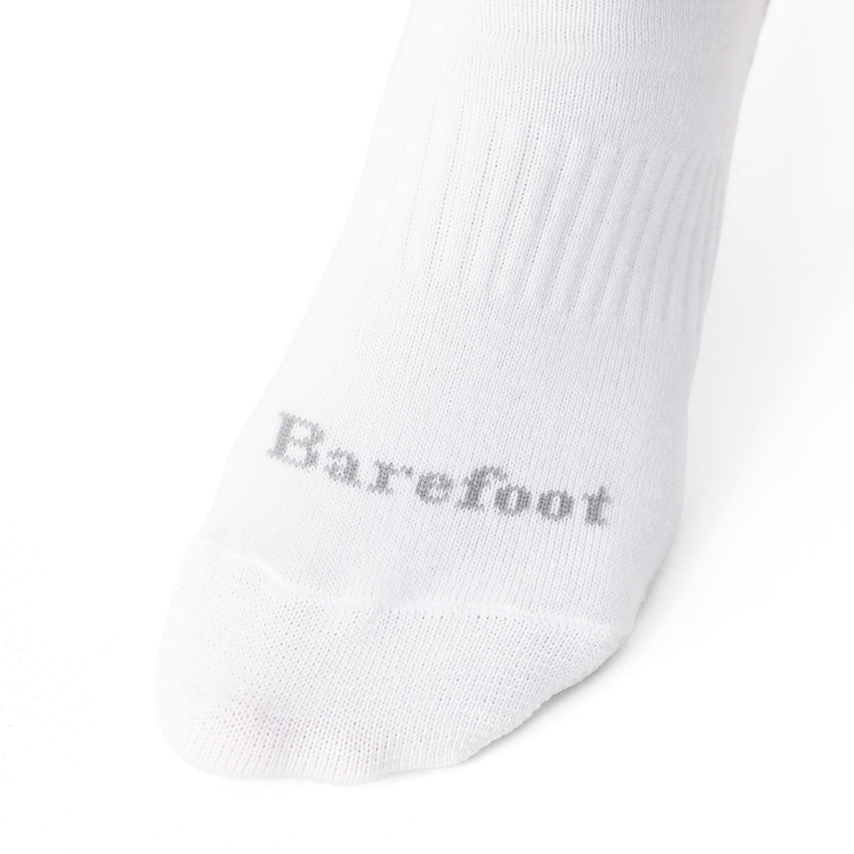 Bomulls barfota ankelstrumpor vit