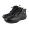 Dam läderankelkängor Gita svart