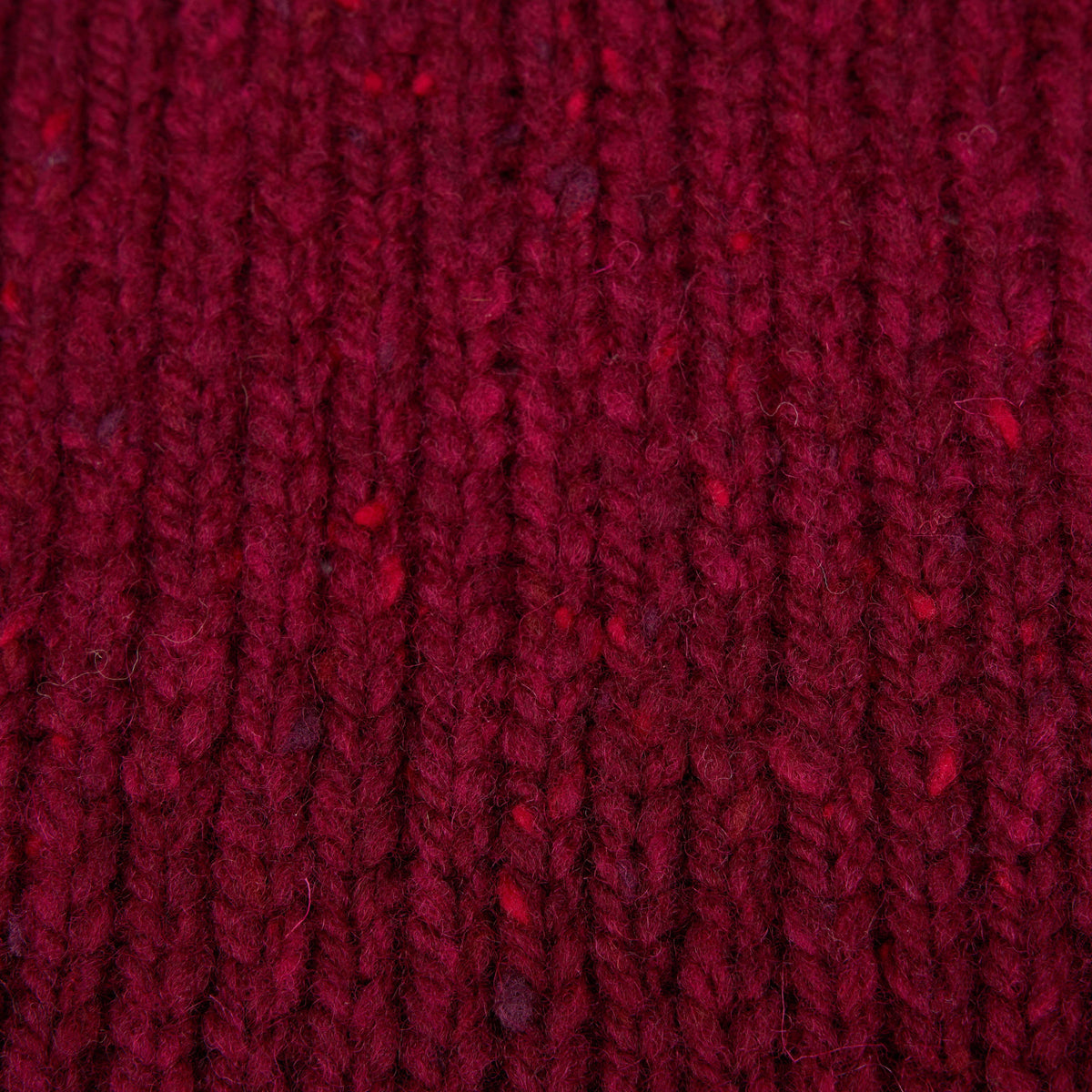 Damullpullover röd