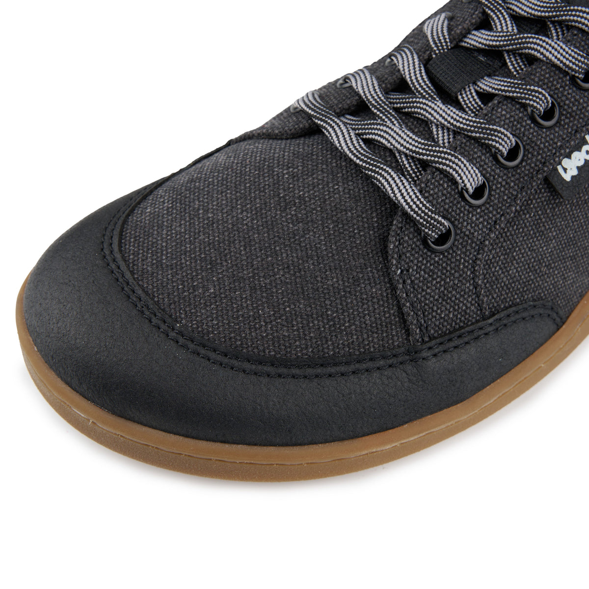 Herr barfota textil sneakers Oxy svart