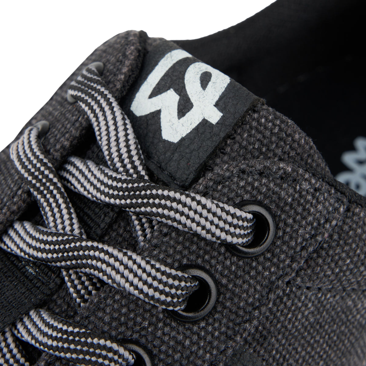 Herr barfota textil sneakers Oxy svart