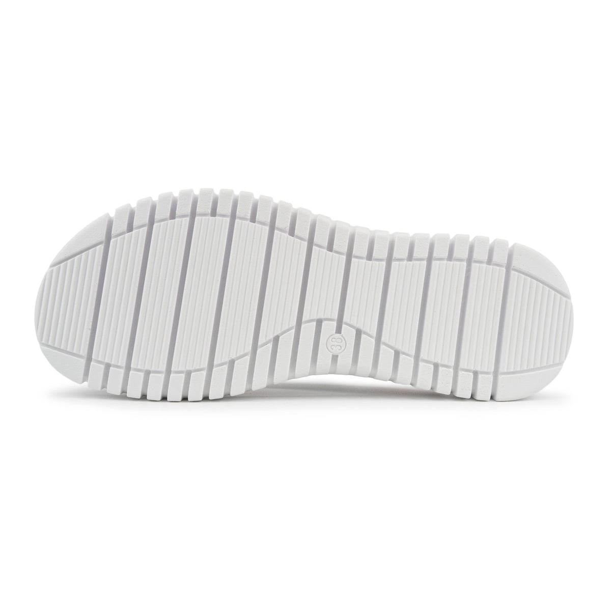 Damläderflip-flops blommiga vit