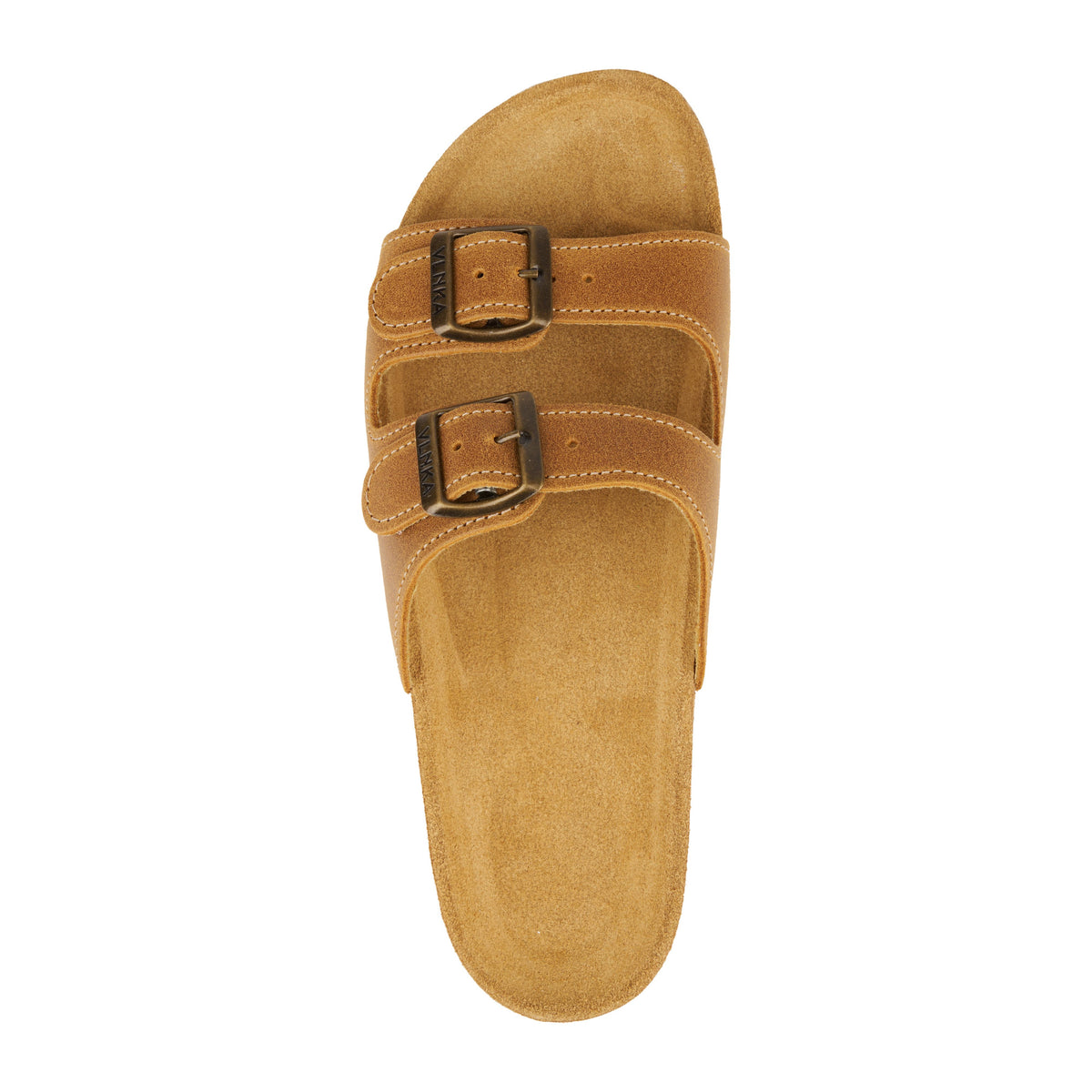 Dam kork anatomiska slip-in-tofflor Linda beige