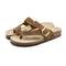 Dam kork anatomiska slip-in-tofflor Vanda brun