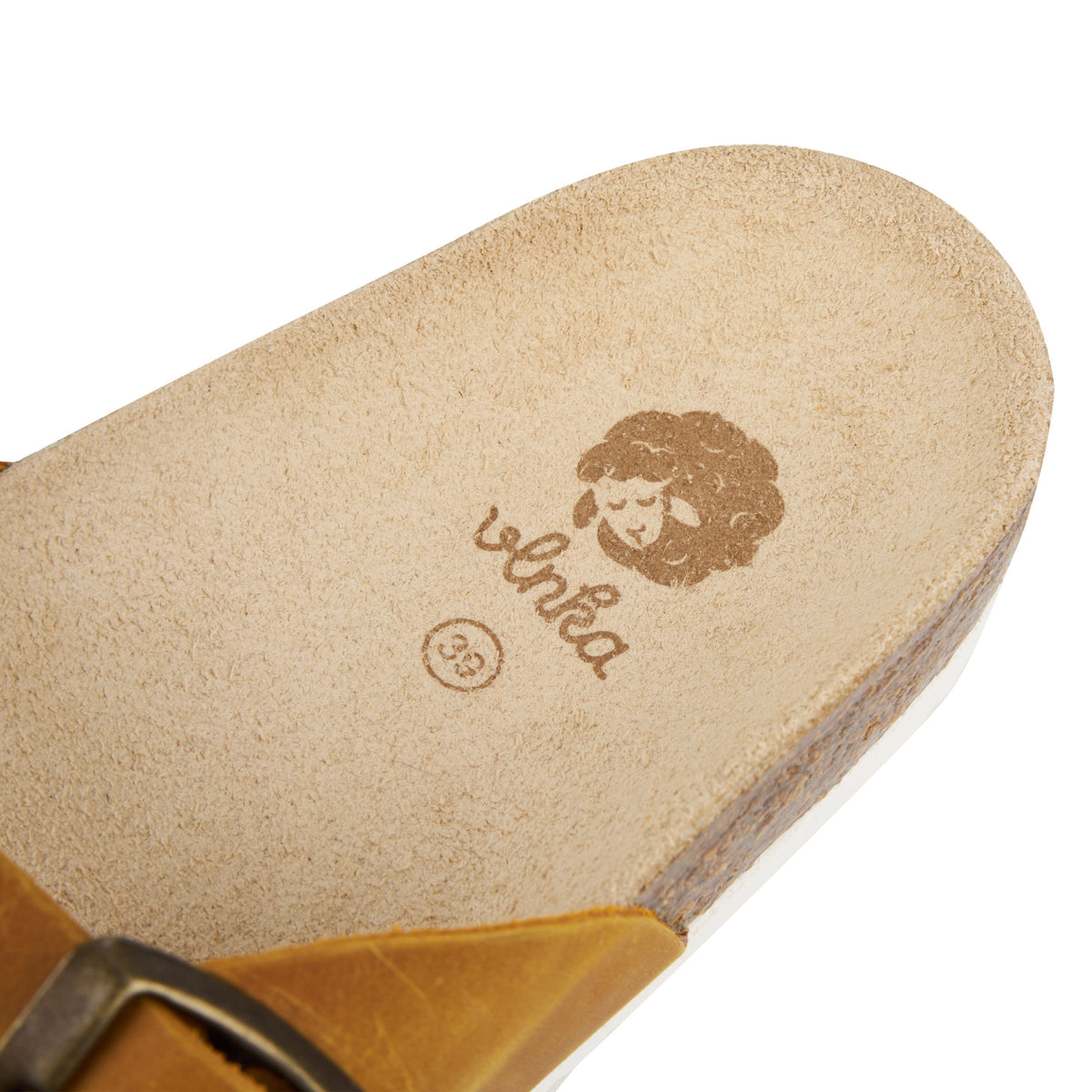 Anatomiska dam-korkslip-in-tofflor Vanda beige