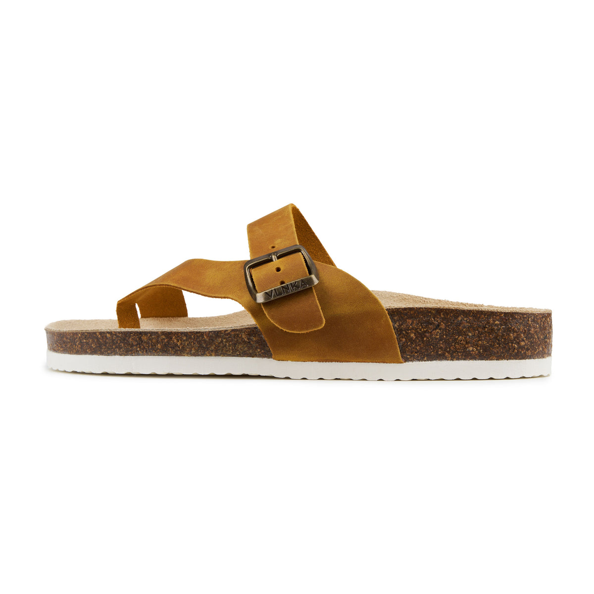 Anatomiska dam-korkslip-in-tofflor Vanda beige