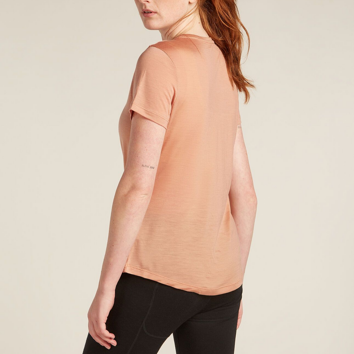 Dam-t-shirt Merino Blend 125 Cool-Lite Sphere SS Scoop Tee Icebreaker desert sand