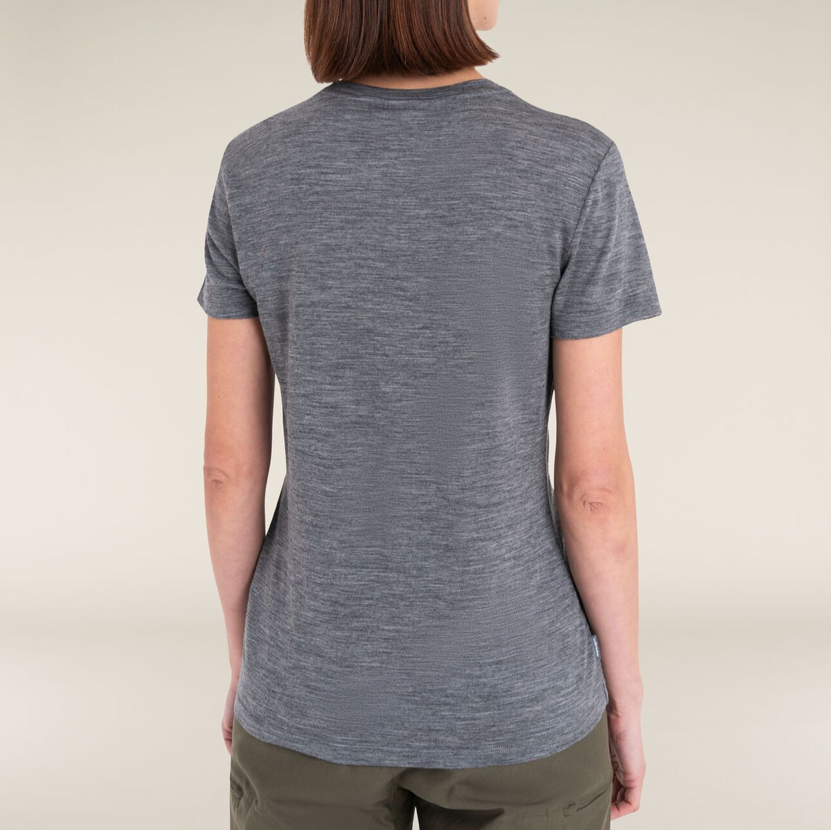 Dam-t-shirt Merino Blend 150 Tech Lite SS Tee Icebreaker gritstone