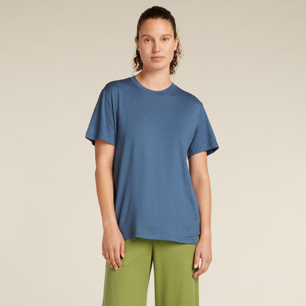 Dam-t-shirt Merino 150 Tech Lite SS Relaxed Tee Icebreaker Dawn