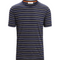 Herr-t-shirt Merino Blend Wave SS Tee rand Icebreaker loden