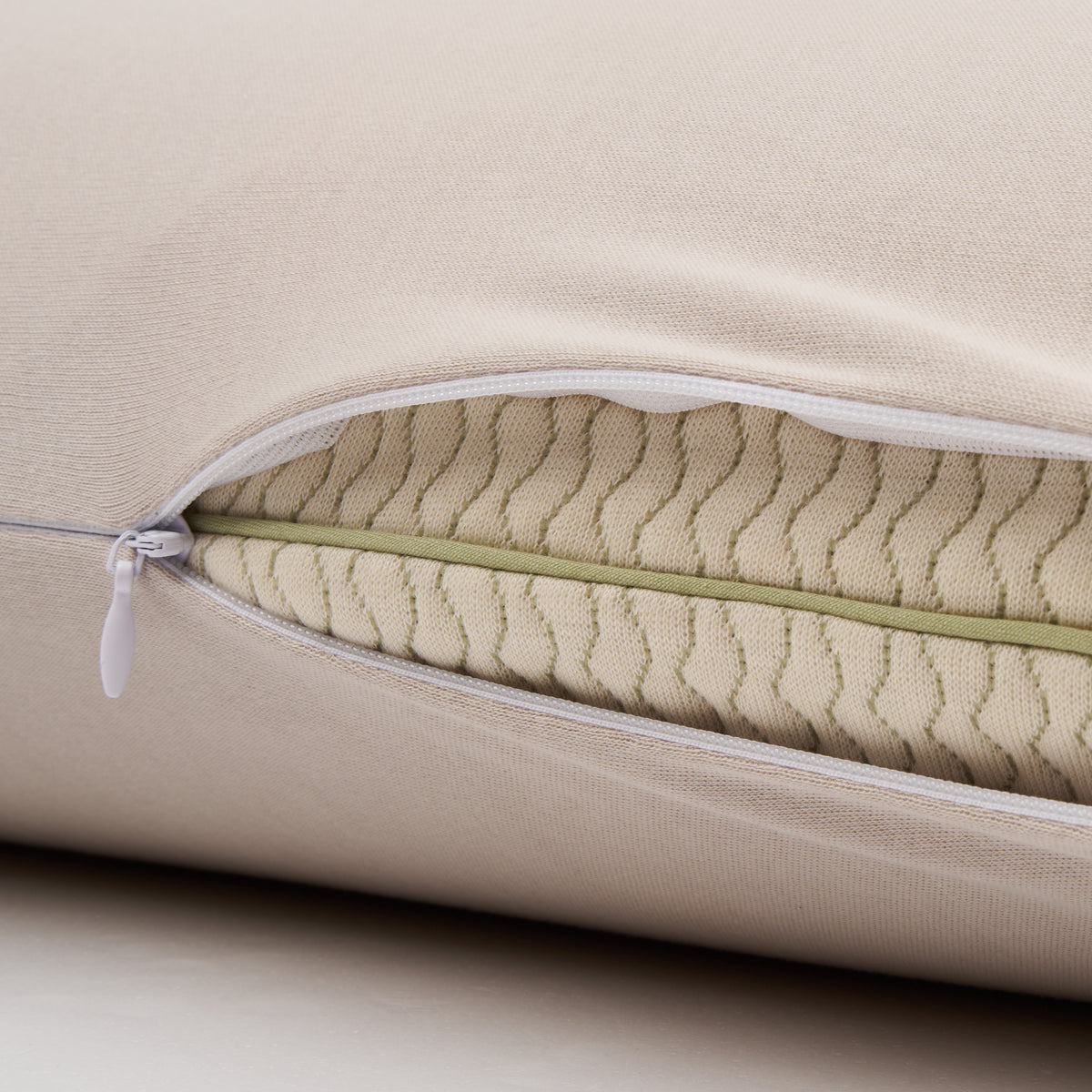 Bomullsöverdrag för ortopedisk minneskudde beige