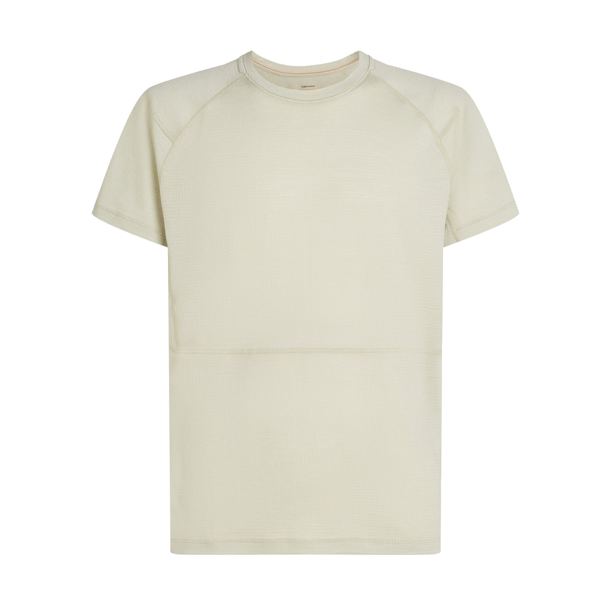 Herr T-shirt Merino 200 Waffle Elevation SS Tee Icebreaker aschen
