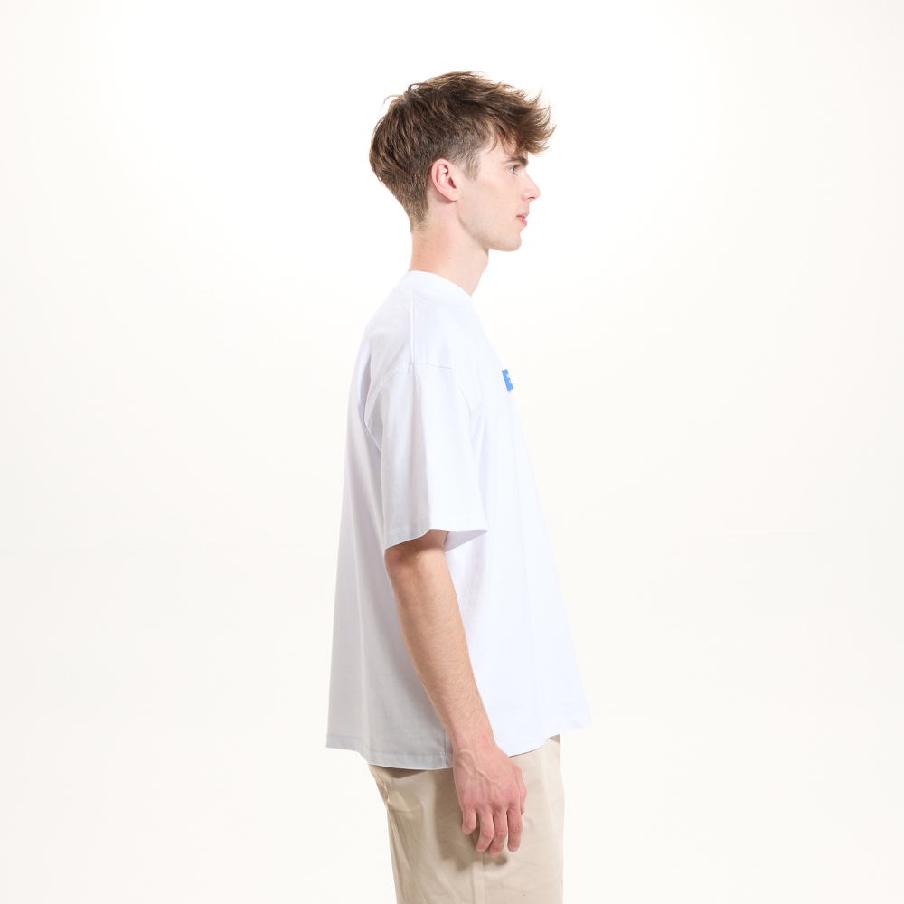T-shirt av ekologisk bomull Woolee Capsule vit