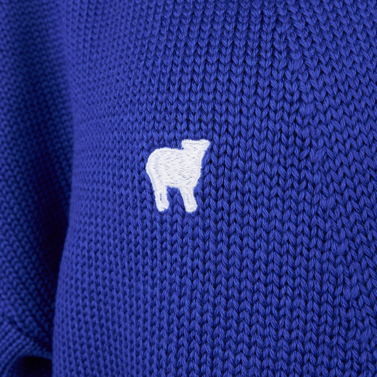 Merinoullcardigan Woolee Capsule blå