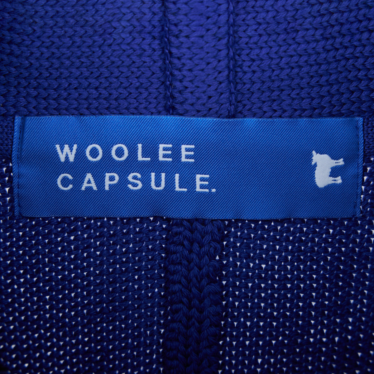 Merinoullcardigan Woolee Capsule blå