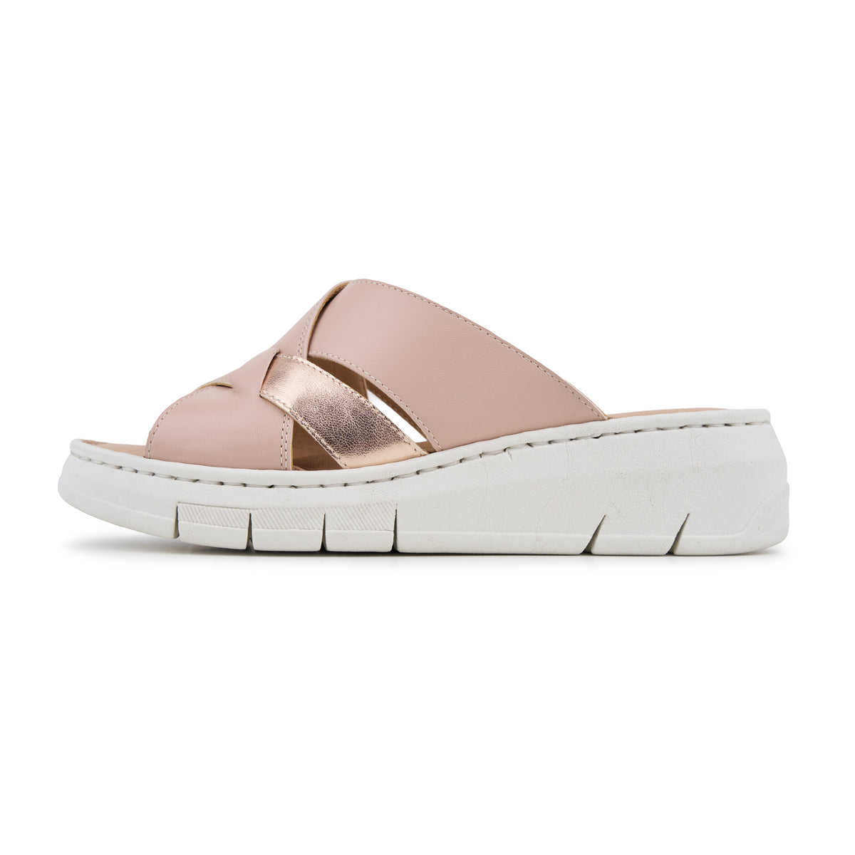 Damläder slip-in-tofflor Renata rosa