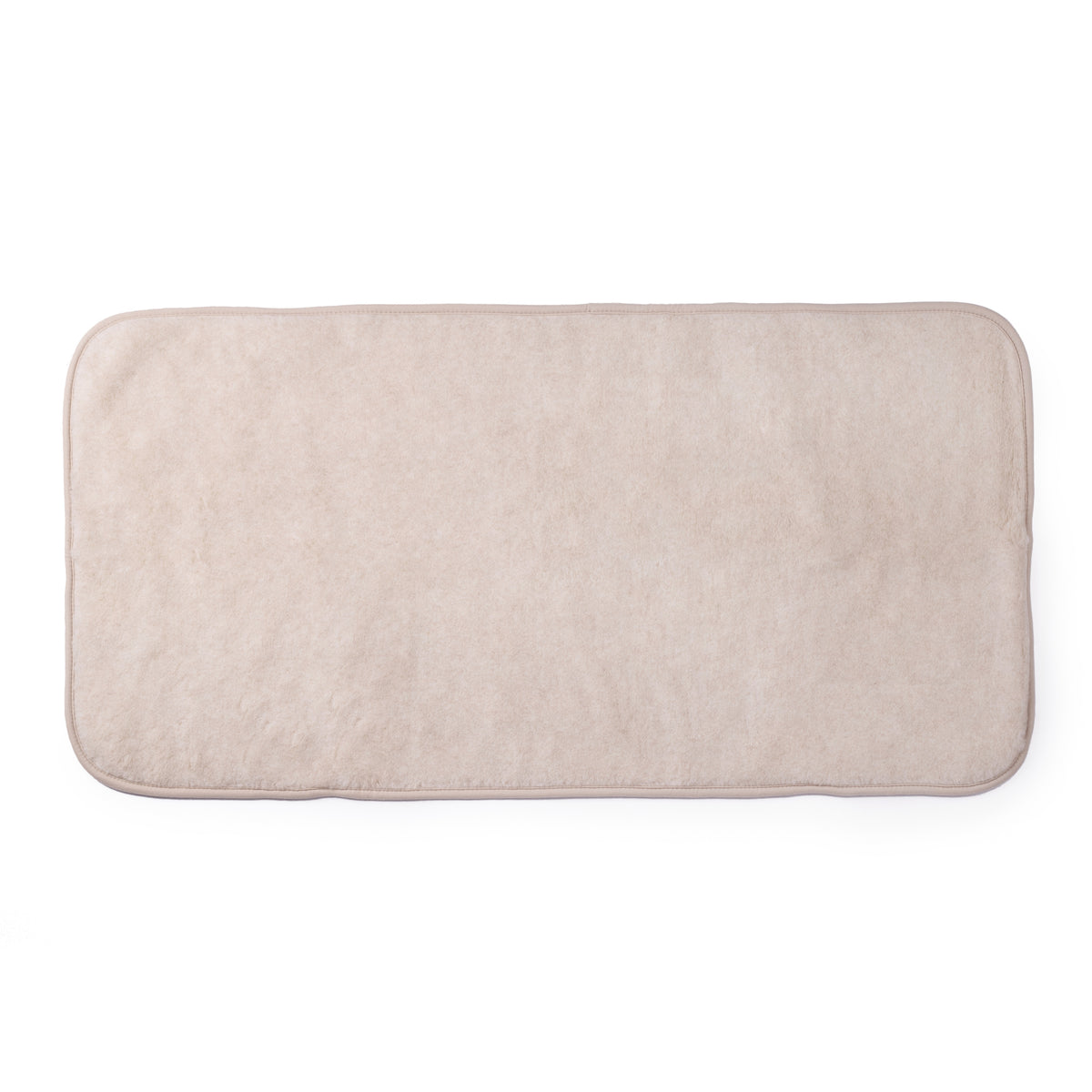 Barnlakan med kamel- och fårull beige