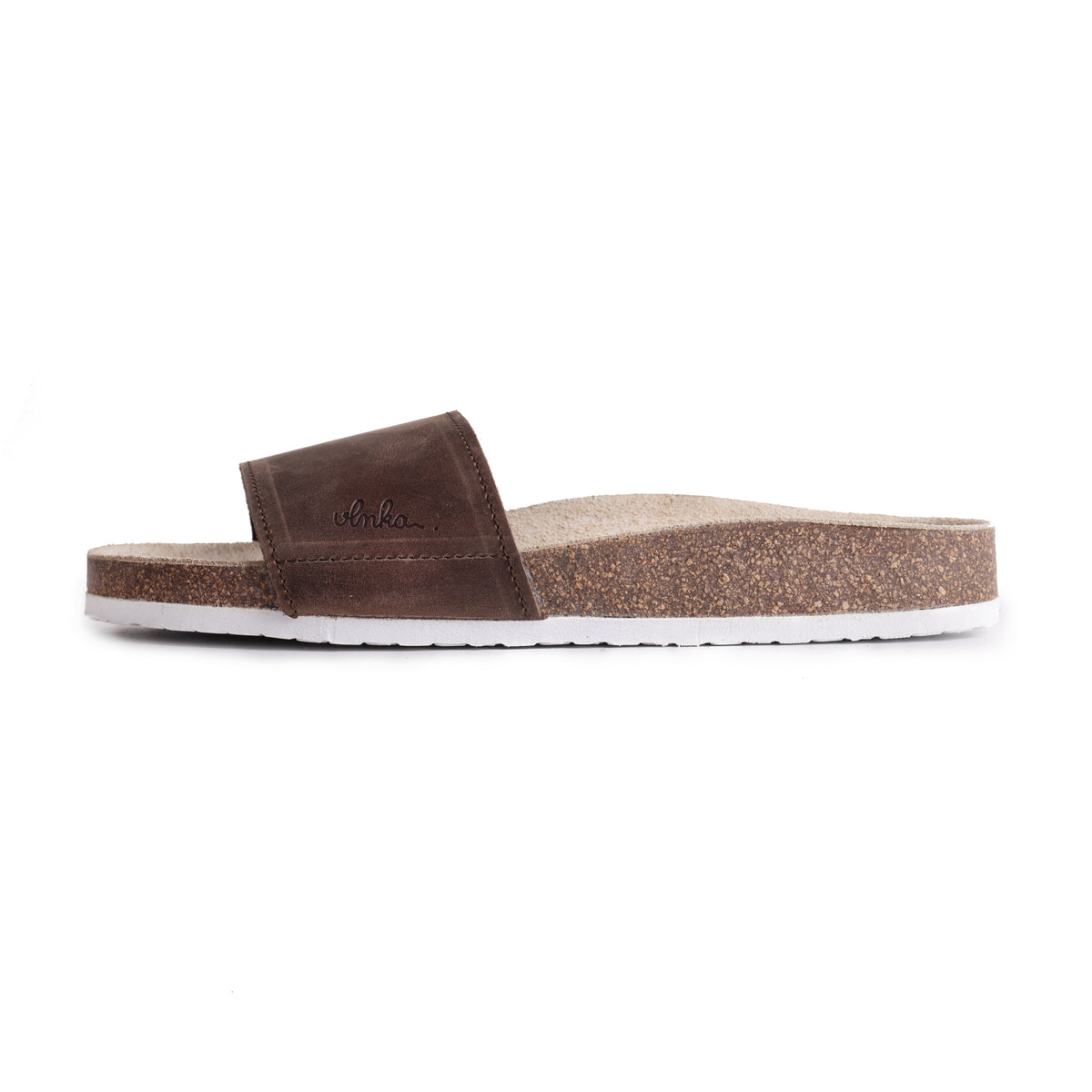 Herr kork anatomiska slip-in-tofflor Trepky brun