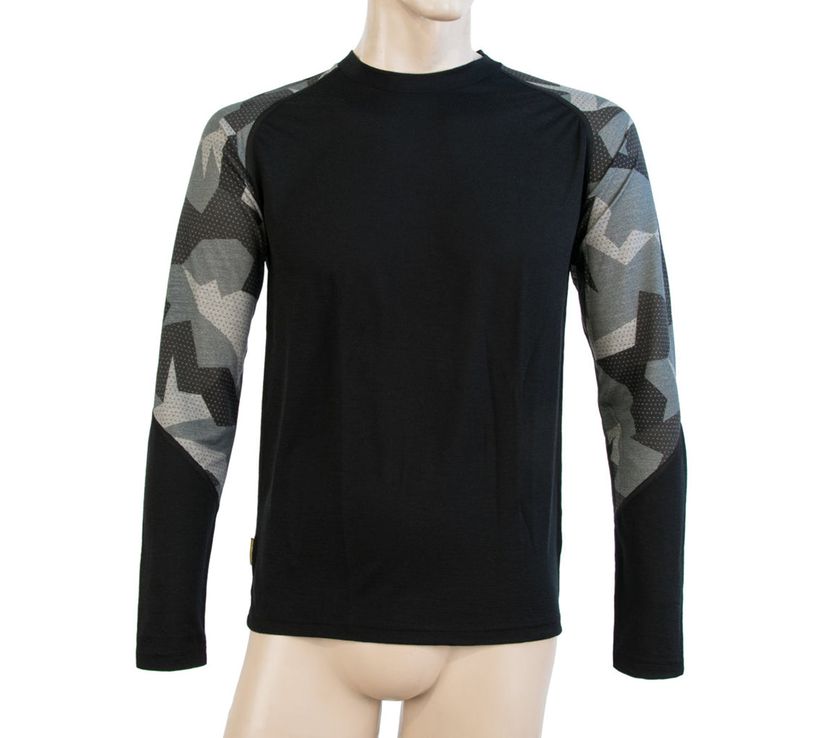 Herrfunktionströja Sensor Merino Impress Camo