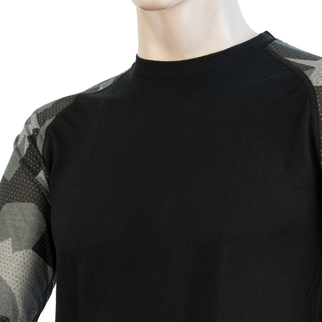 Herrfunktionströja Sensor Merino Impress Camo